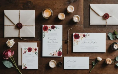 Des idées d’invitations de mariage originales qui vont surprendre vos invités