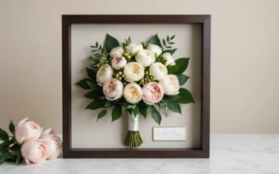 Le cadre bouquet de mariée qui transforme vos souvenirs en œuvres d’art éternelles
