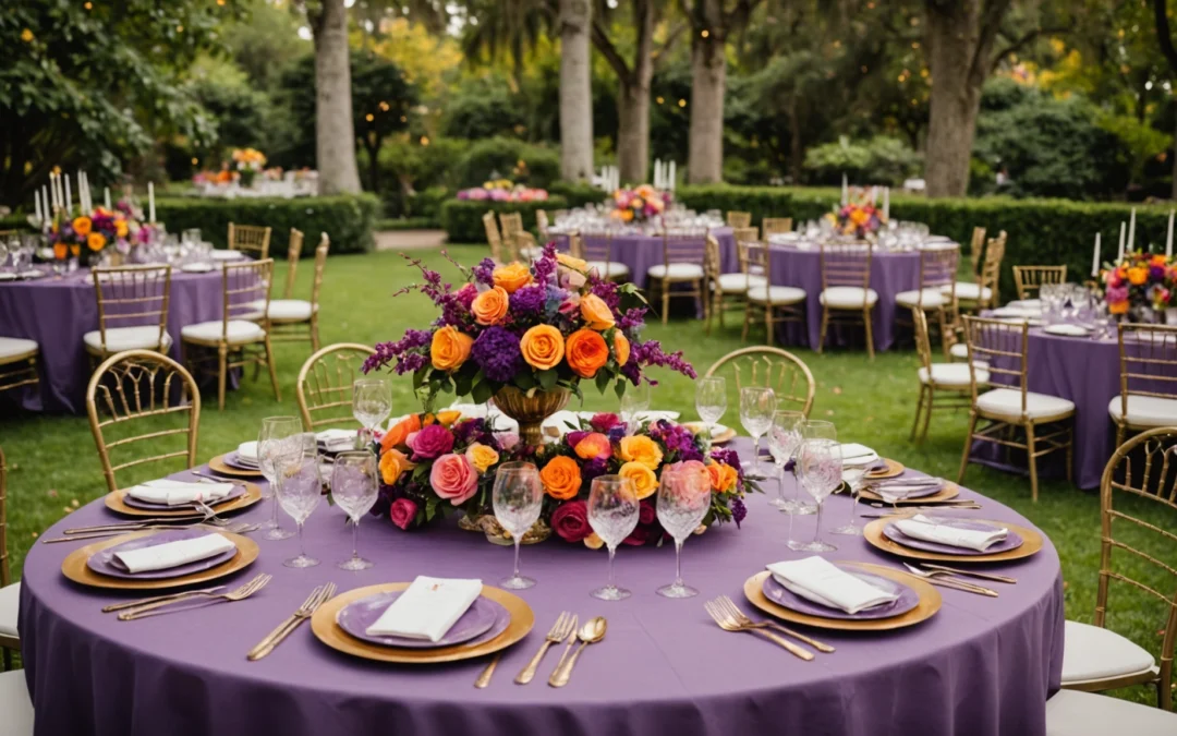 mariage coloré chic