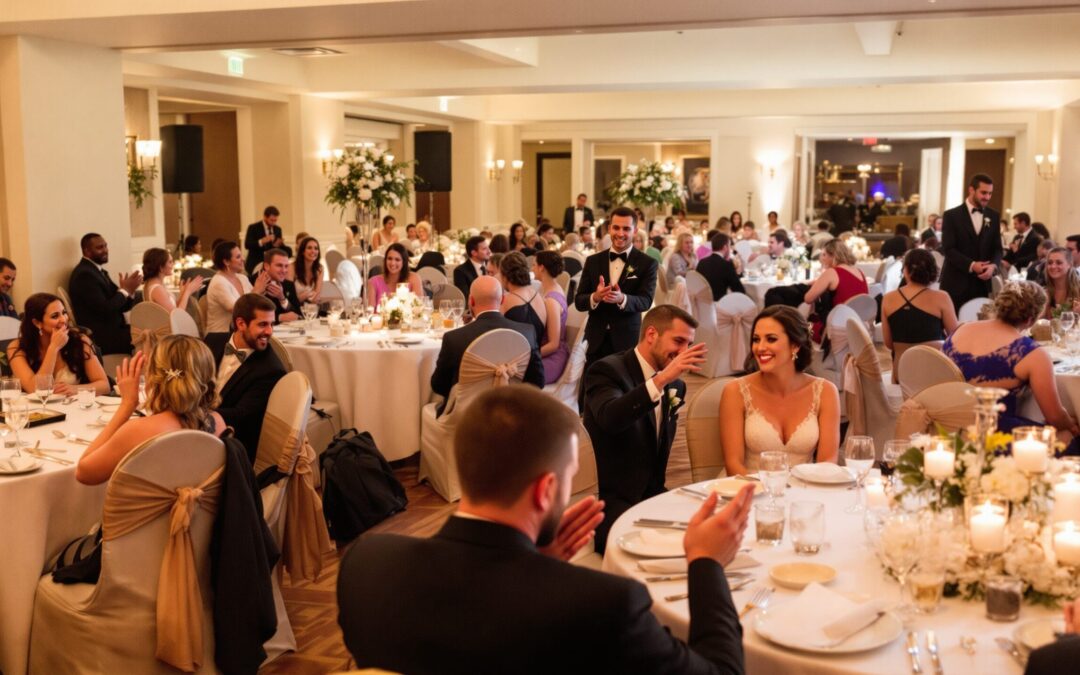 Surprendre les mariés avec une animation originale et mémorable pendant le dîner de mariage